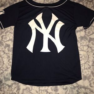 Pink Victoria secret Yankees jersey